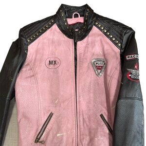 Wilson Pink Leather Jacket